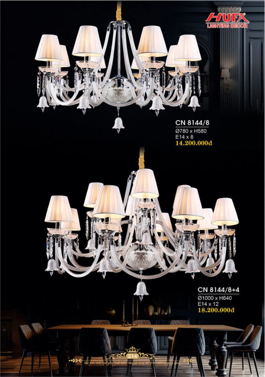 Bảng giá đèn trang trí HUFA